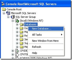 SalesLogix Import using DTS - Creating a new DB